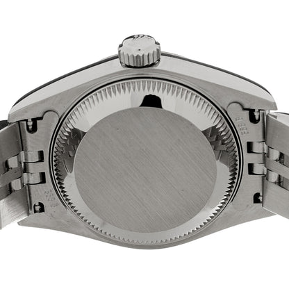 Rolex Stainless Steel 18K White Gold Mother of Pearl 26mm Oyster Perpetual Datejust Watch Roman 79174 4 of 4