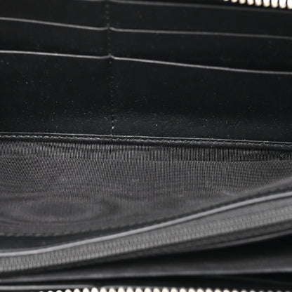 Gucci Guccissima Web Zip Around Wallet Black 5 of 8