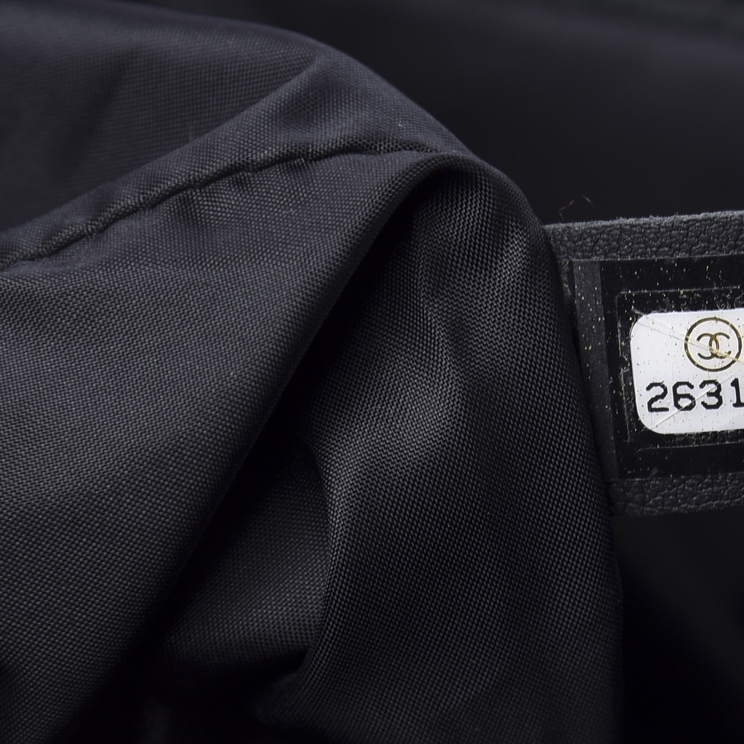 Chanel Wool Nylon Quilted Coco Neige Backpack Black Ecru 6 of 10