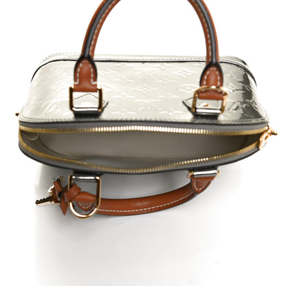 Louis Vuitton Vernis Alma BB Gris Metal 5 of 10