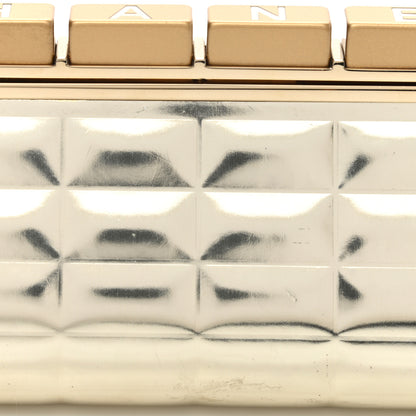 Chanel Metal Keyboard Clutch Dark Gold 8 of 13