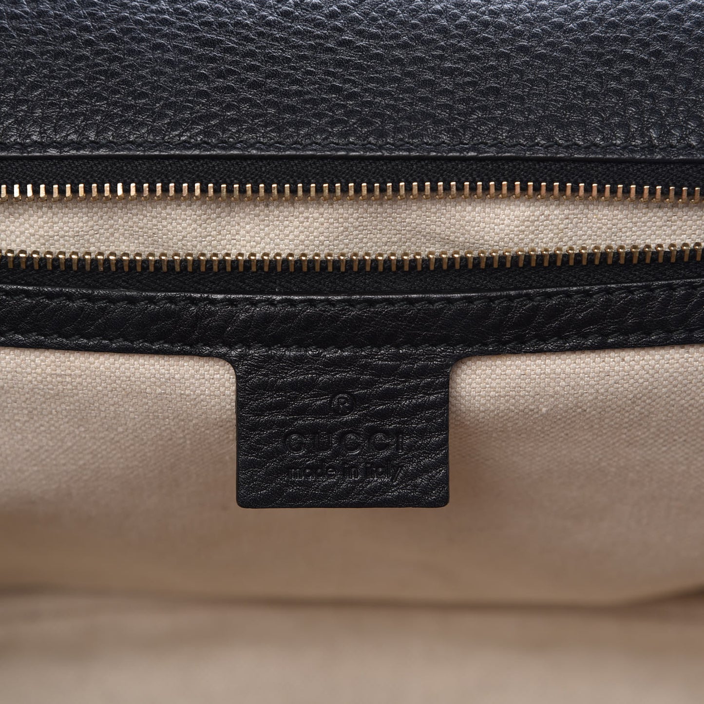 Calfskin Large New Bamboo Top Handle Bag Black