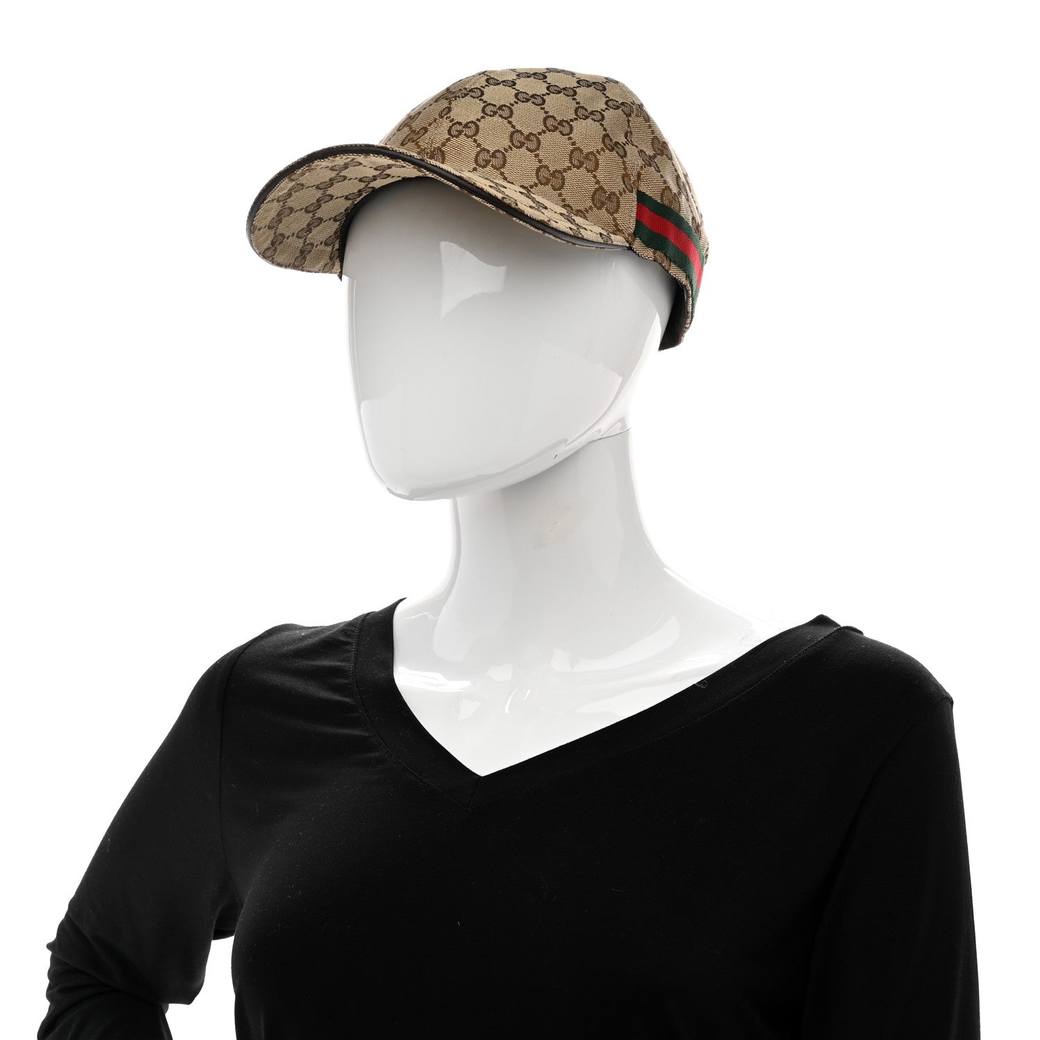 Gucci Monogram Web Baseball Hat M Beige Cocoa 2 of 10