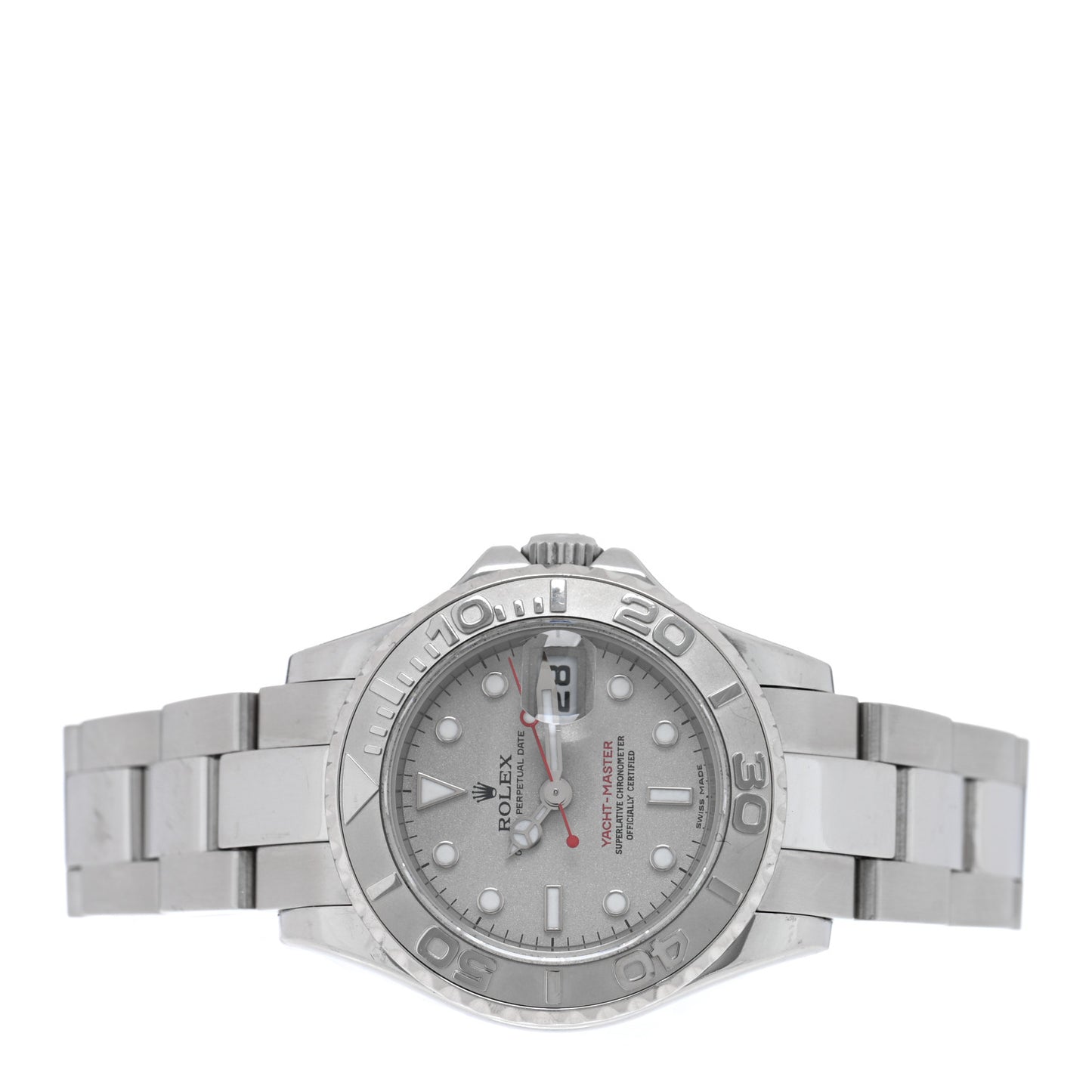 Stainless Steel Platinum 29mm Yacht-Master Watch Silver 169622
