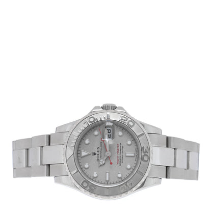 Rolex Stainless Steel Platinum 29mm Yacht-Master Watch Silver 169622 2 of 5