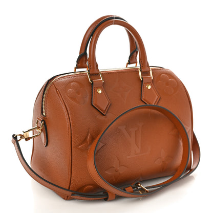Louis Vuitton Empreinte Monogram Giant Speedy Bandouliere 25 Cognac 3 of 10