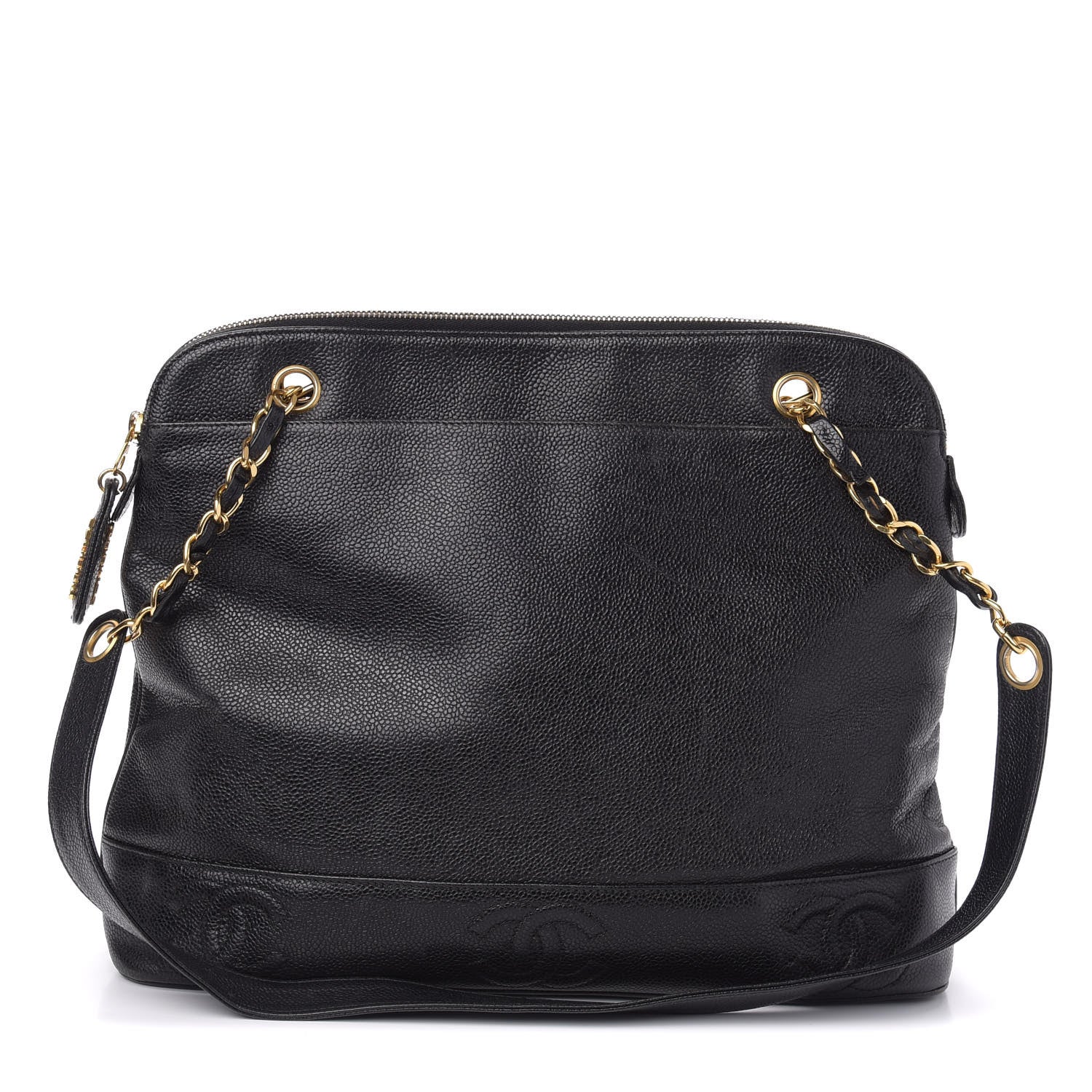 Chanel Caviar CC Shoulder Bag Black 1 of 11