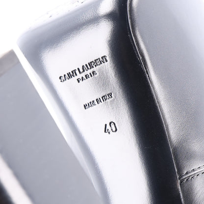 Saint Laurent Calfskin Mina 95 Boots 40 Black 7 of 10