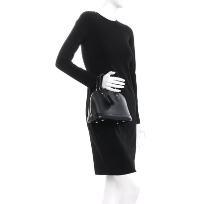 Louis Vuitton Epi Alma BB Black 3 of 7