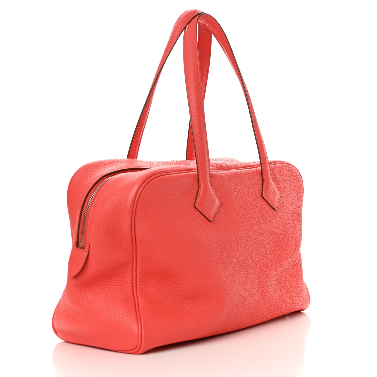 Hermes Taurillon Clemence Victoria II 35 Rose Jaipur 3 of 10