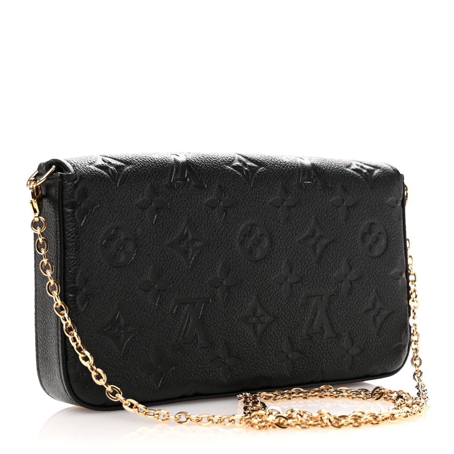 Empreinte Pochette Felicie Chain Wallet Black
