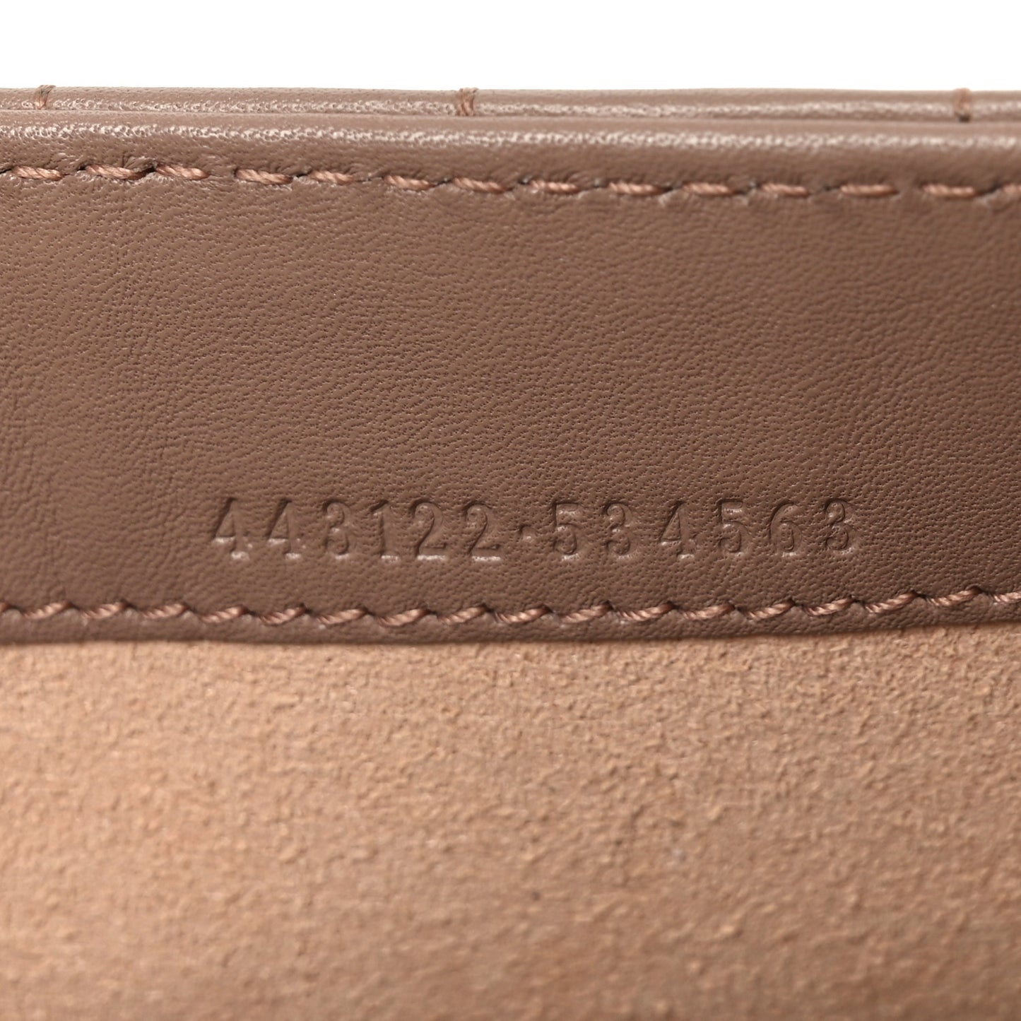 Calfskin Matelasse Mini Pearly GG Marmont Chain Wallet Porcelain Rose