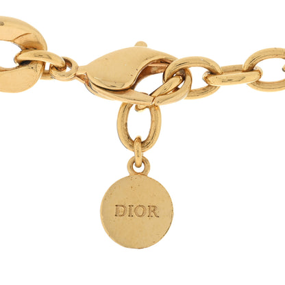 Christian Dior Metal CD Choker Necklace Gold 4 of 4