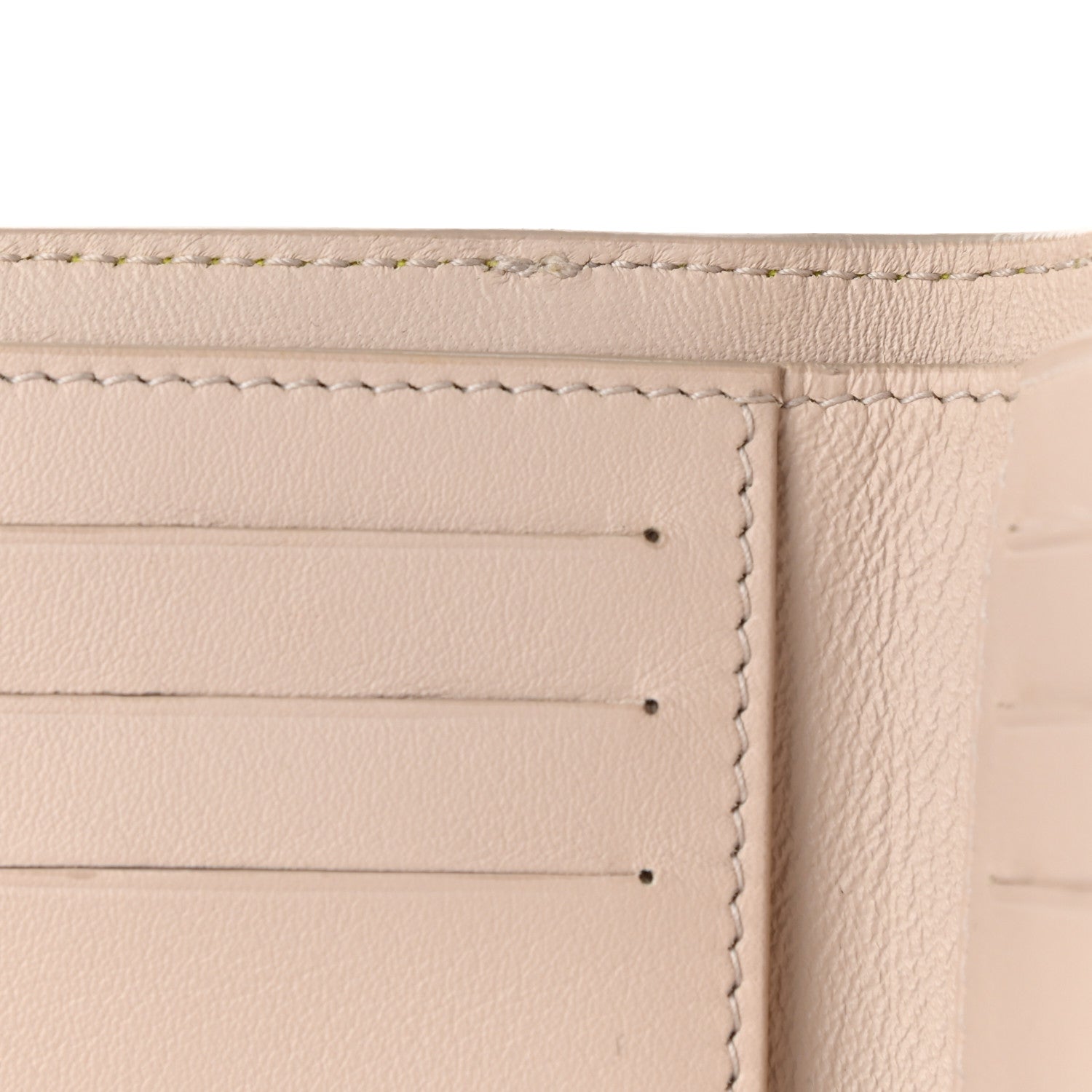 Christian Dior Bullcalf Diorissimo Medium Envelope Wallet Vert Acide 8 of 8