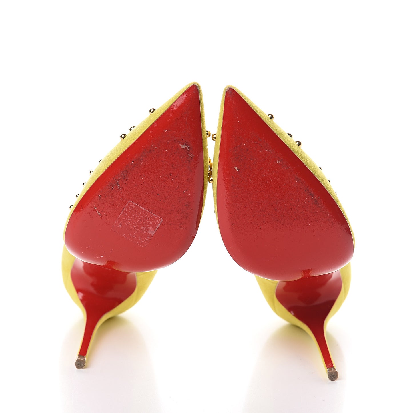 Suede Door Knock 120 Pumps 38 Anis Gold