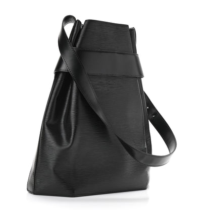 Louis Vuitton Epi Sac D'Epaule GM Black 5 of 12