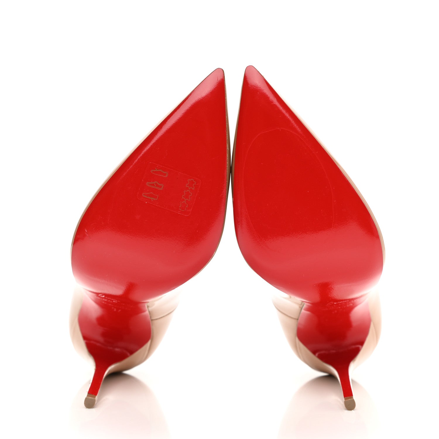 Christian Louboutin Patent So Kate 120 Pumps 37 Nude 7 of 12