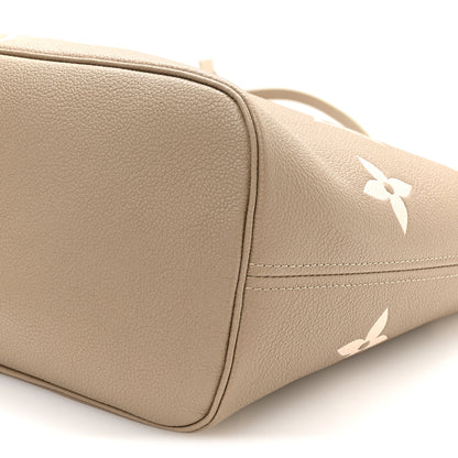 Louis Vuitton Empreinte Monogram Giant Neverfull MM Khaki Cream 10 of 11