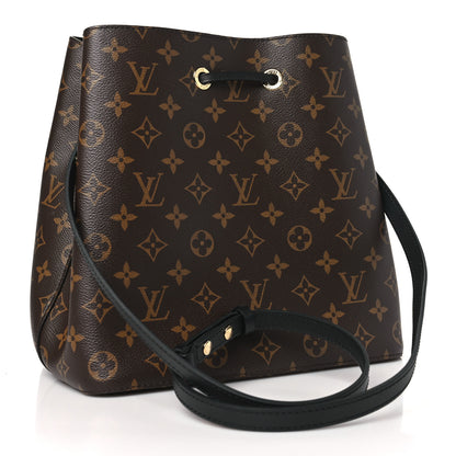 Louis Vuitton Monogram Neonoe MM Black 3 of 9