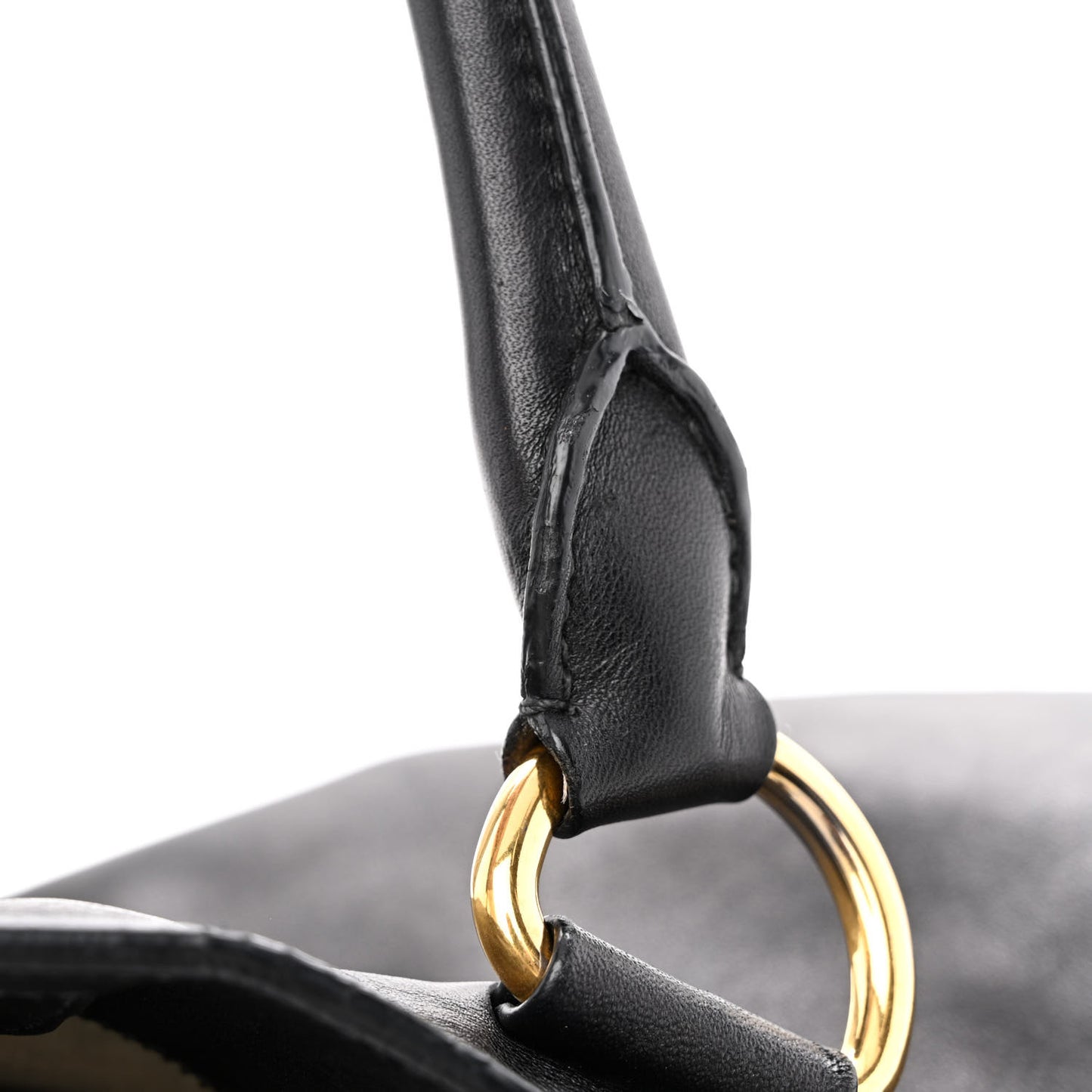 Soft Calfskin Two Way Tote Black