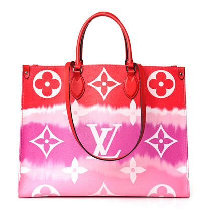Louis Vuitton Monogram Escale Onthego GM Rouge 1 of 9