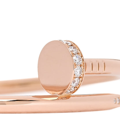 Cartier 18K Pink Gold Diamond Juste Un Clou Bracelet 15 3 of 4