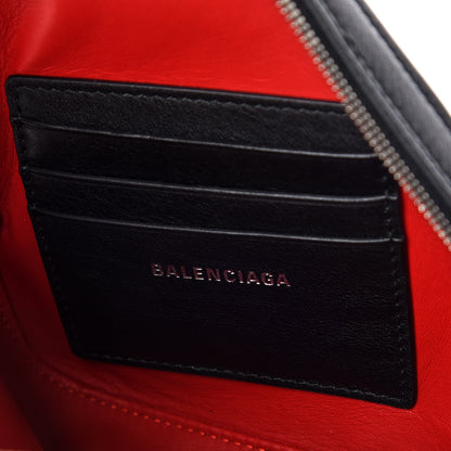 Balenciaga Calfskin M Triangle Pouch Black 9 of 9
