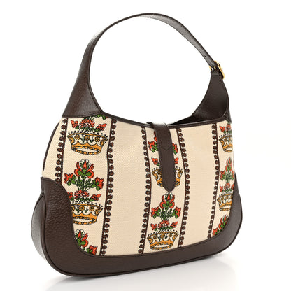 Gucci Canvas Calfskin 100 Centennial Music Medium Jackie 1961 Hobo Multicolor 3 of 9