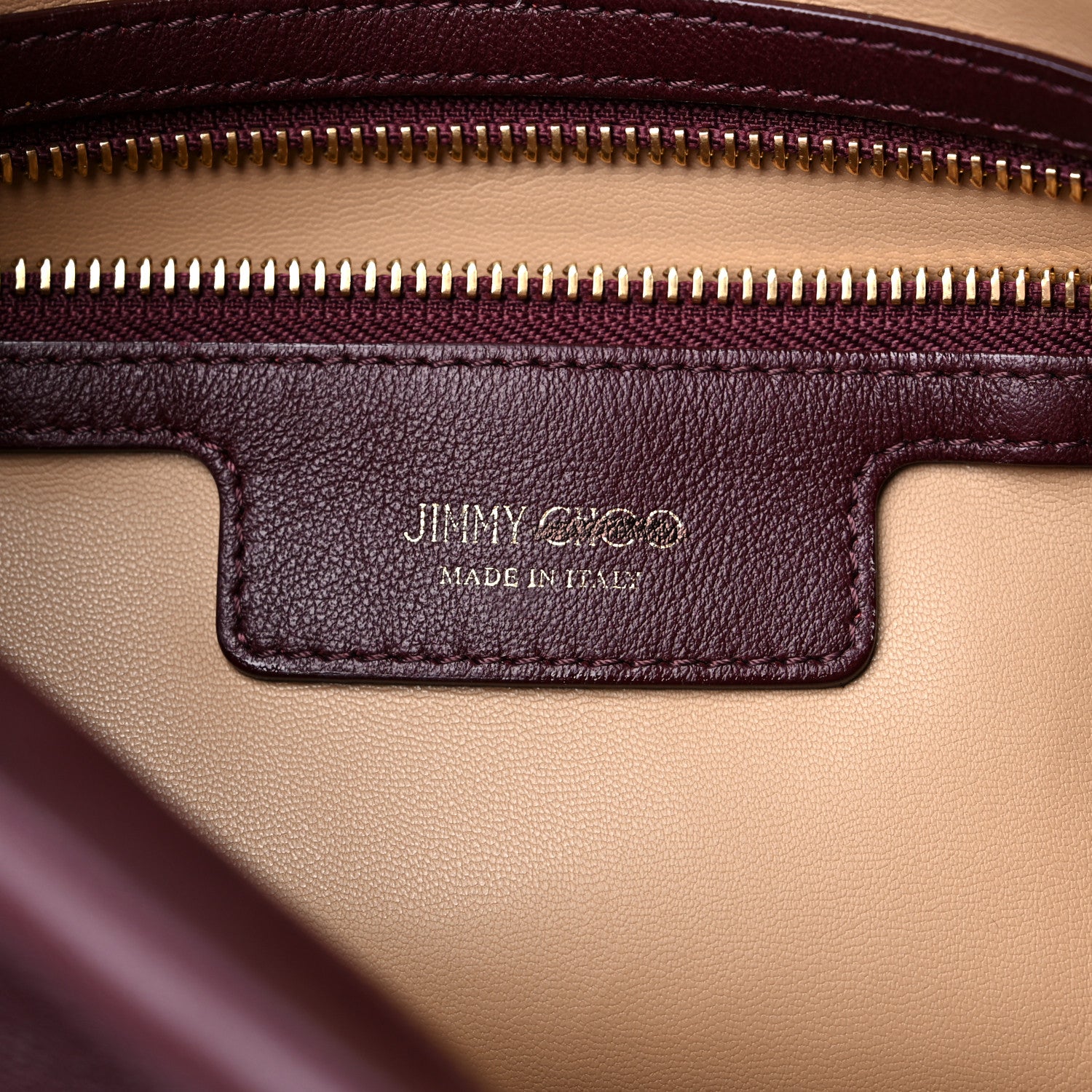 Jimmy Choo Smooth Calfskin Callie Hobo Bag Burgundy 6 of 10