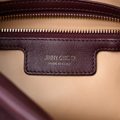 Jimmy Choo Smooth Calfskin Callie Hobo Bag Burgundy 6 of 10