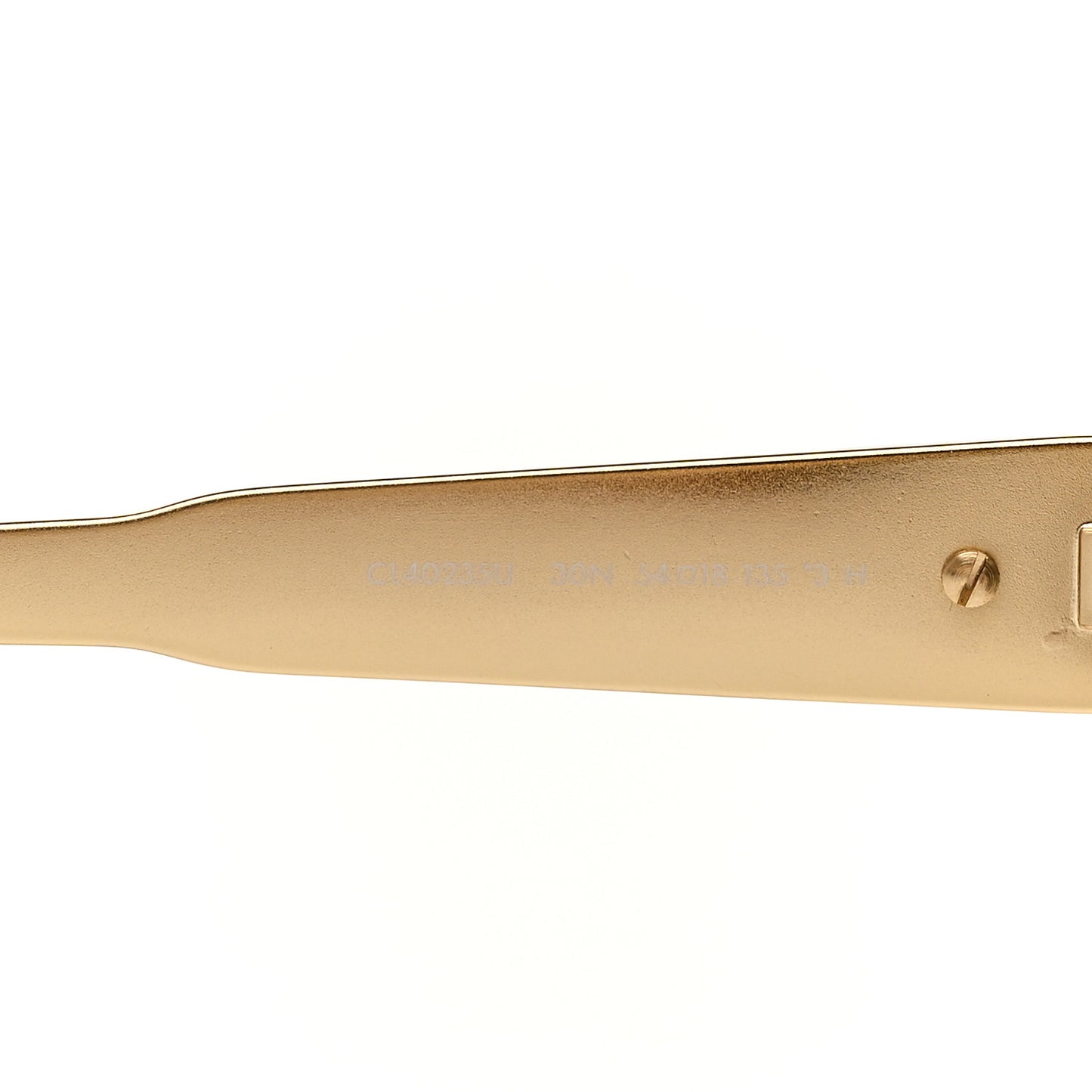 Metal Triomphe 01 Sunglasses CL40235U Gold Green