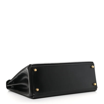 Hermes Box Kelly Retourne 32 Black 4 of 11