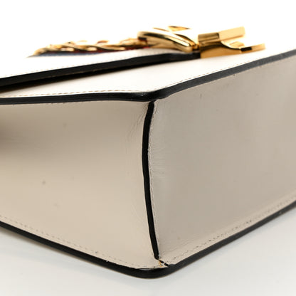 Gucci Calfskin Small Sylvie Shoulder Bag Off White 9 of 11