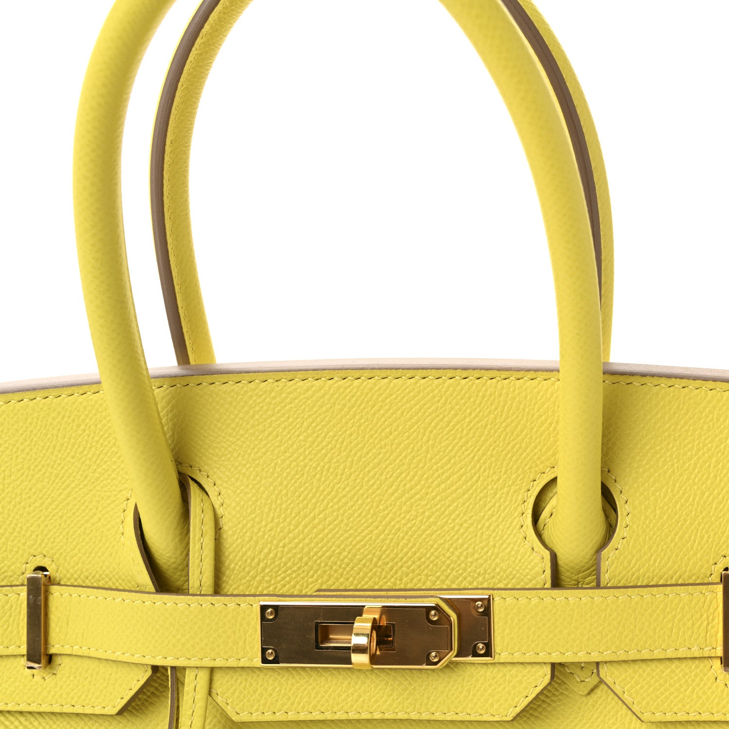 Hermes Epsom BIRKIN 30 Lime 8 of 11