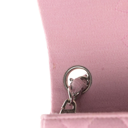 Chanel Jersey Quilted Mini Square Flap Pink 15 of 16