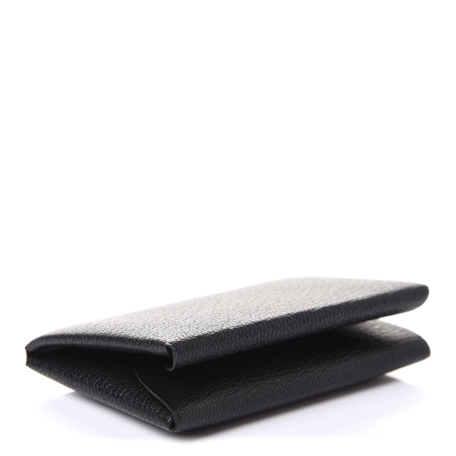 Hermes Chevre Mysore Calvi Duo Card Case Black 4 of 10