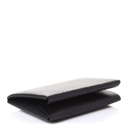 Hermes Chevre Mysore Calvi Duo Card Case Black 4 of 10