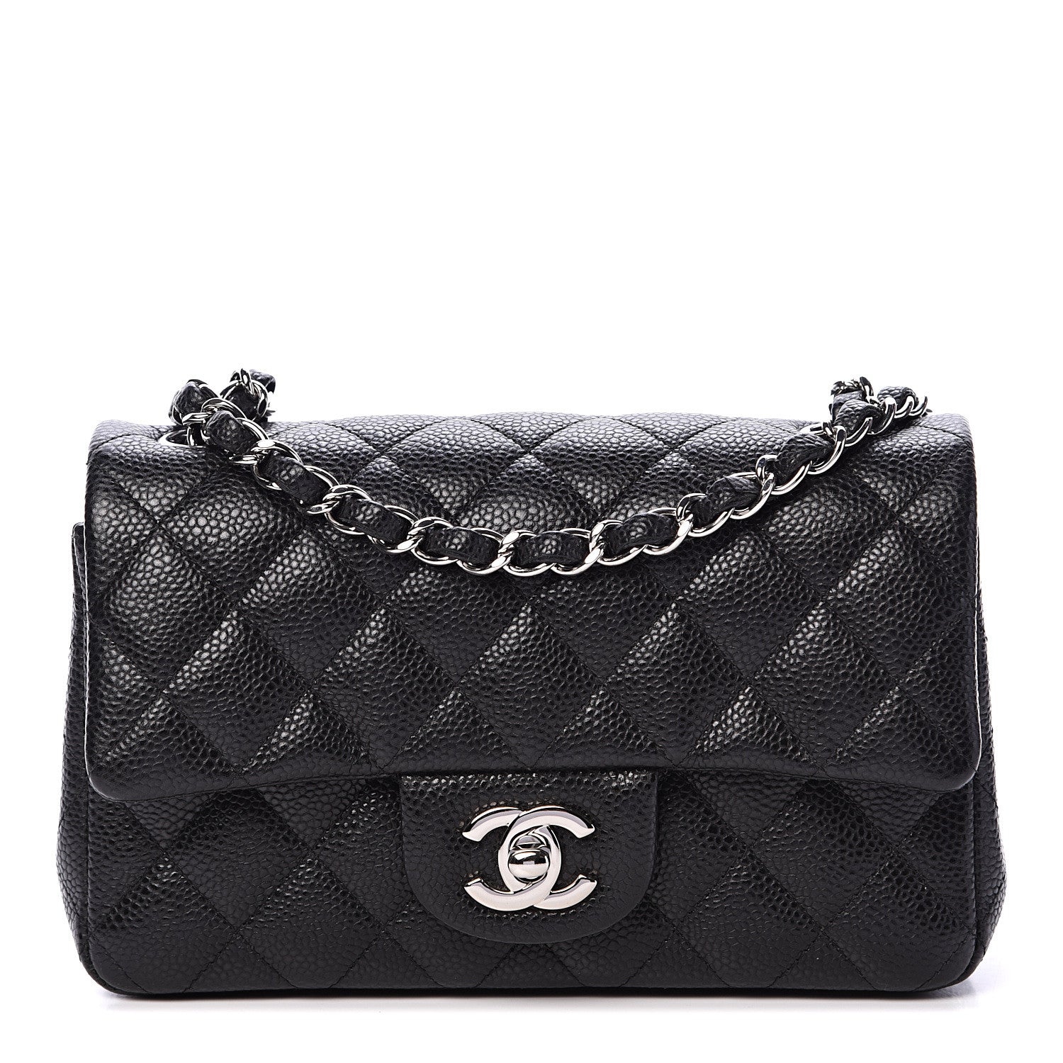Chanel Caviar Quilted Mini Rectangular Flap Black 1 of 10