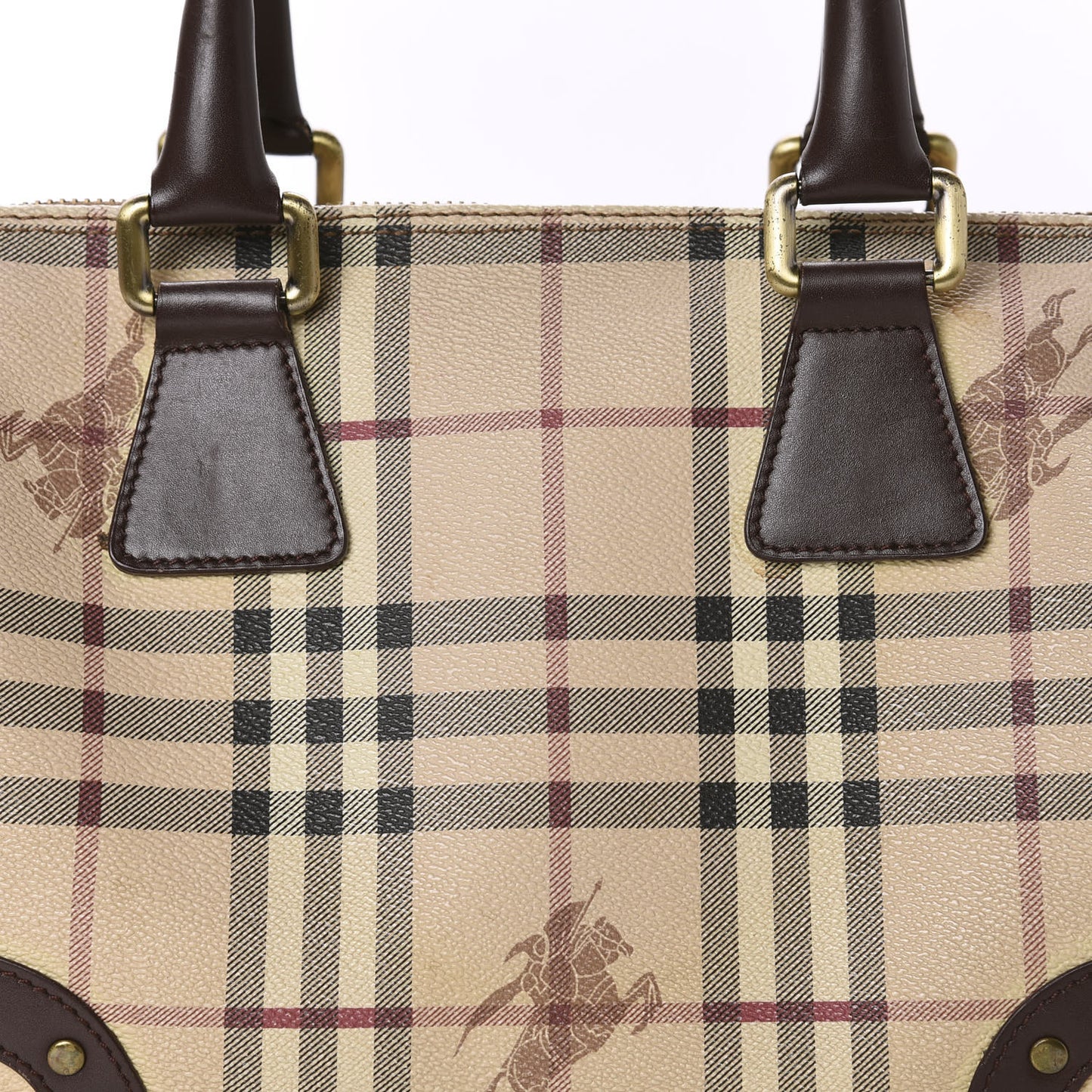 Haymarket Check Studded Bowler Brown