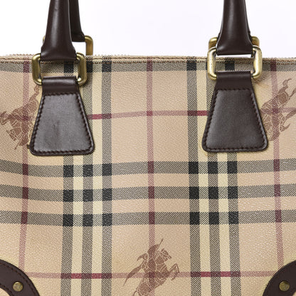 Burberry Haymarket Check Studded Bowler Brown 21 of 21