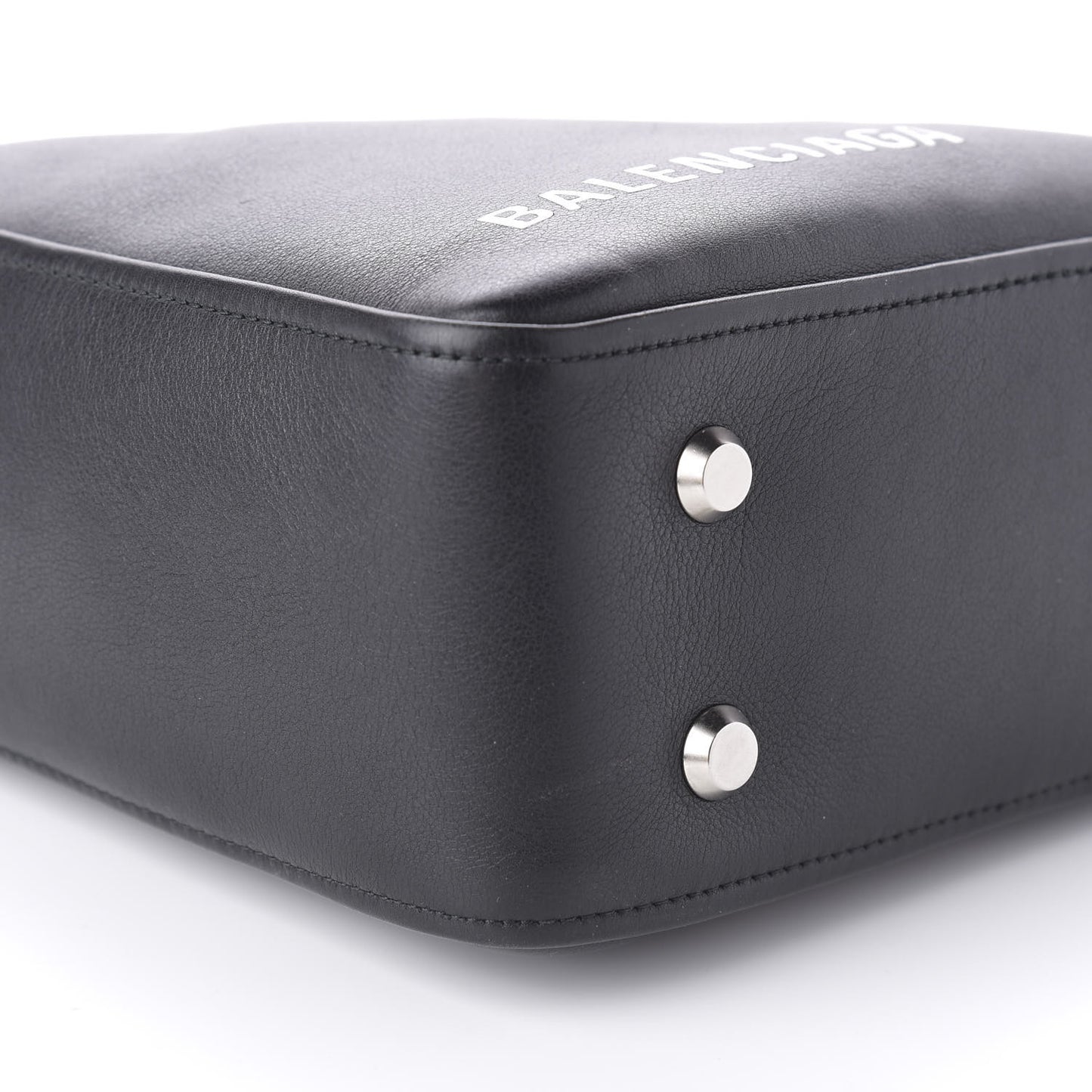 Calfskin S Triangle Duffle Black