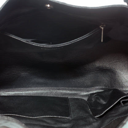 Chanel Leather Modern Chain Large Tote Black 7 of 9