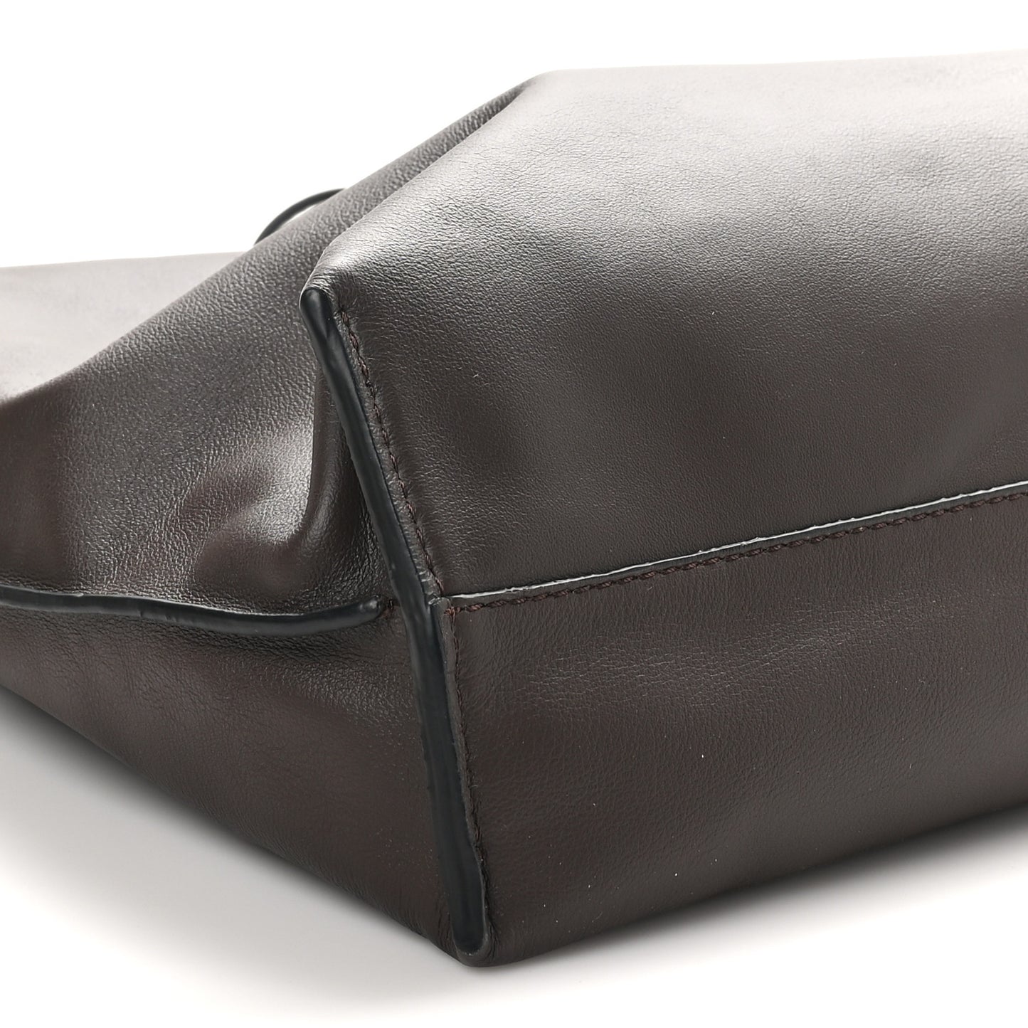 Nappa Medium Flamenco Knot Bag Chocolate