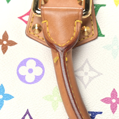 Louis Vuitton Monogram Multicolor Speedy 30 White 14 of 15