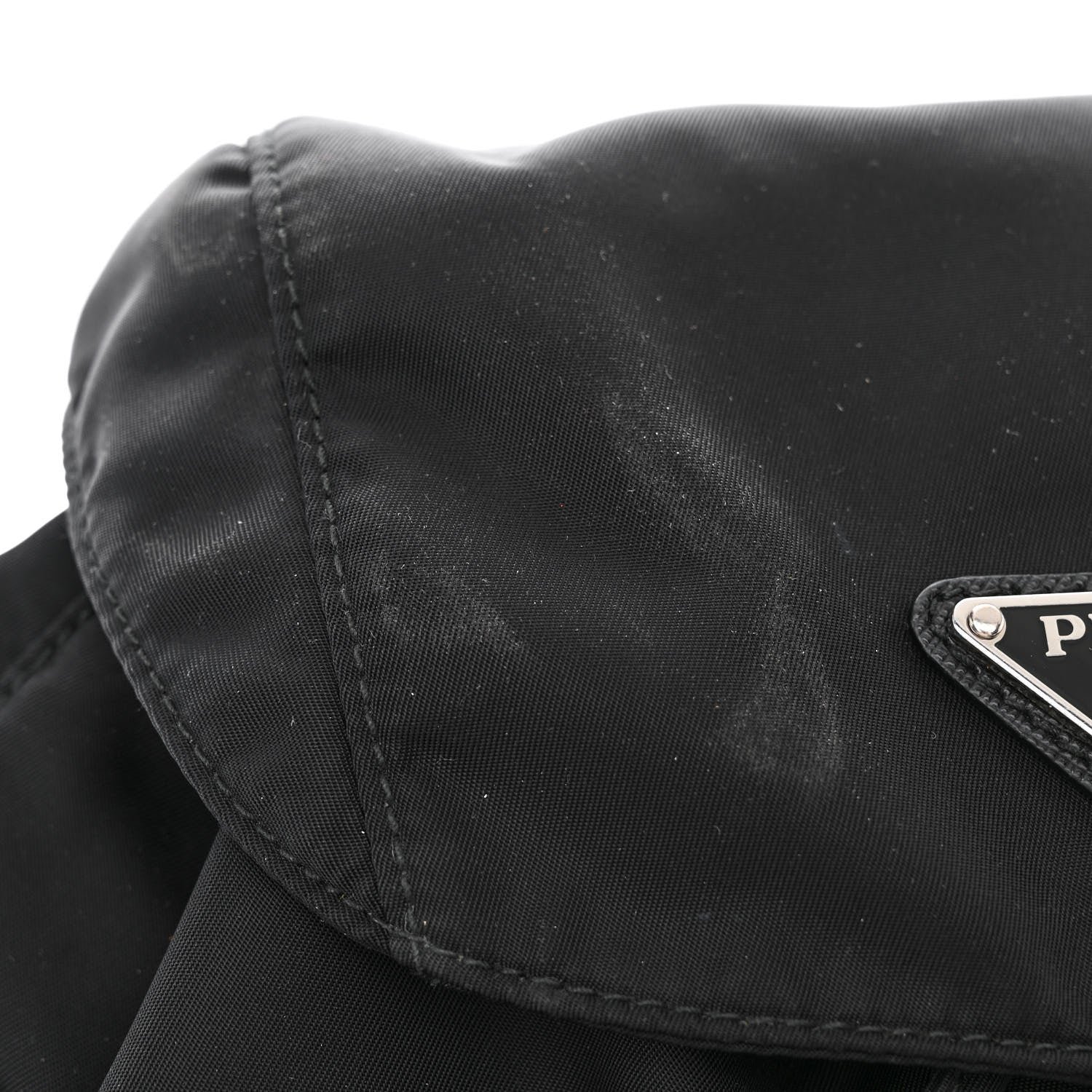 Prada Tessuto Nylon Saffiano Small Backpack Black 13 of 13