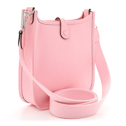 Hermes Taurillon Clemence Evelyne TPM Rose Sakura 3 of 11