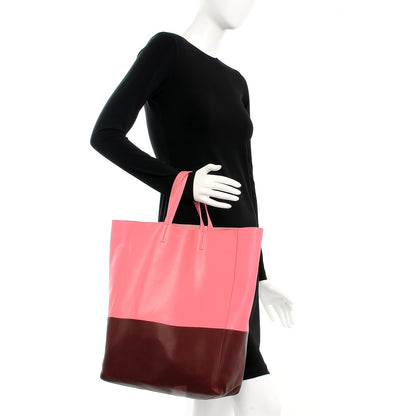 Celine Smooth Lambskin Vertical Bi-Cabas Pink Rust 2 of 8