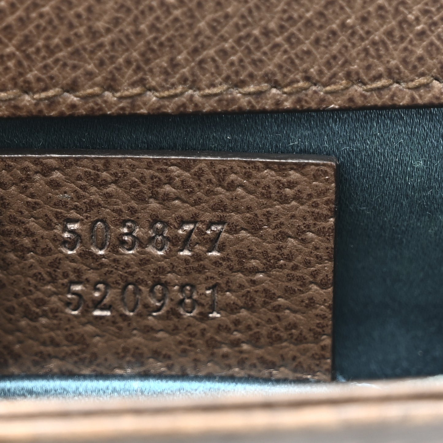 GG Supreme Monogram Web Small Ophidia Chain Shoulder Bag Brown