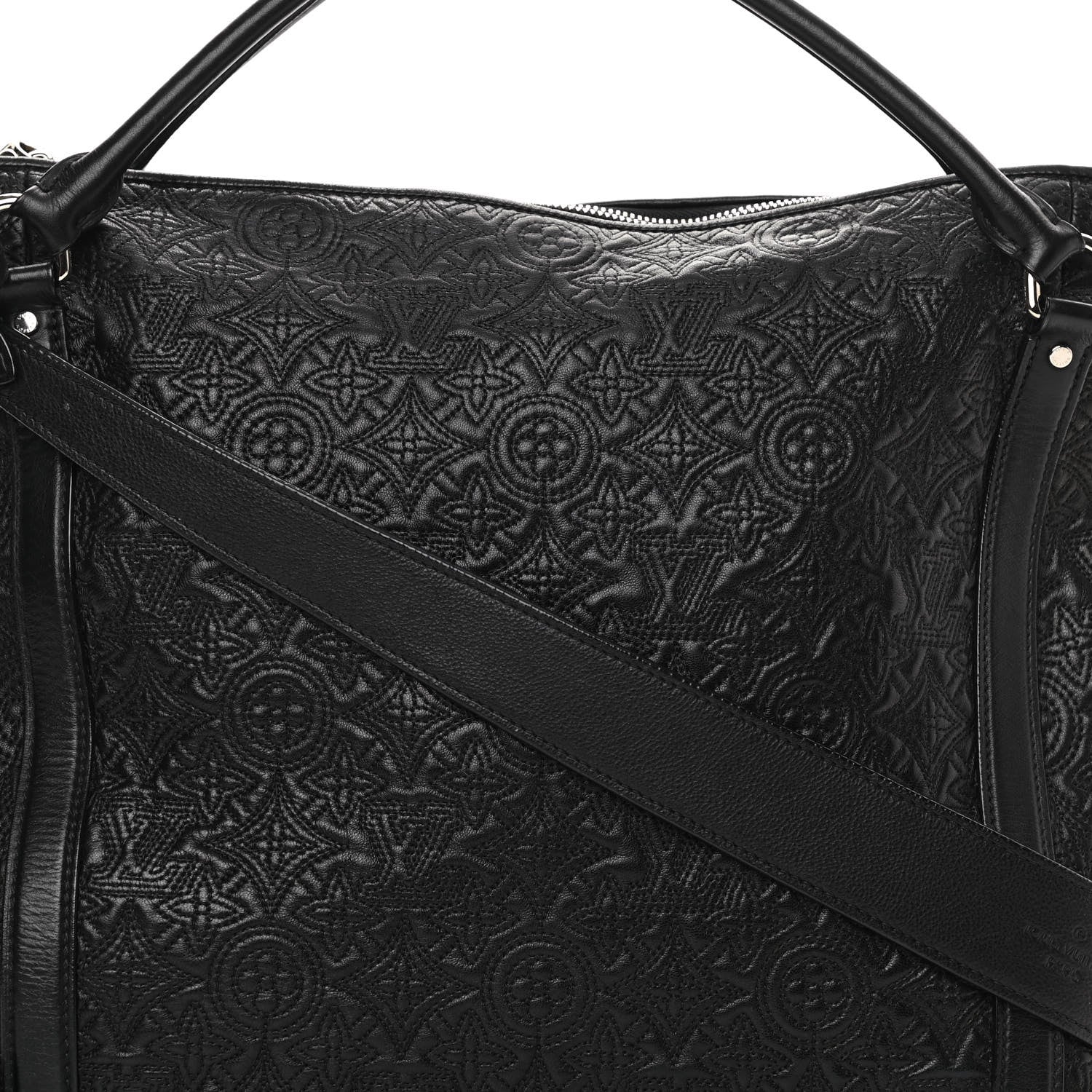 Louis Vuitton Monogram Lambskin Antheia Ixia MM Black 8 of 16