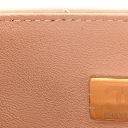 Chanel Lambskin Quilted Mini Top Handle Rectangular Flap Beige 7 of 11
